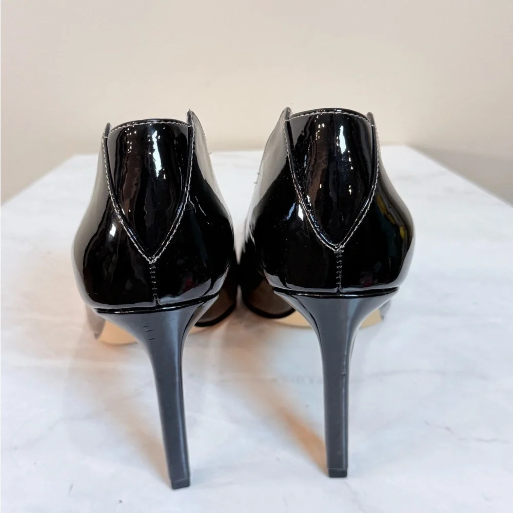 🔥Nine West Two-Tone Patent Leather Pointed Toe Pumps Size 5 EUC🔥